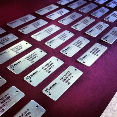 Serialized nameplates