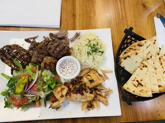 City Combo Gyros Plate