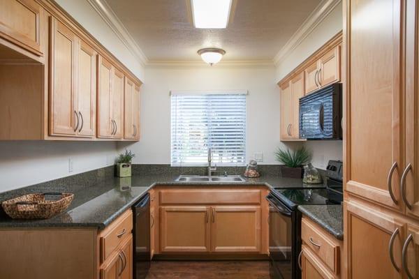 Kitchen in Two Bedroom Apartment