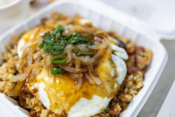 Loco Moco w/ Fried Rice ($24.50 + $3.50/fried rice)