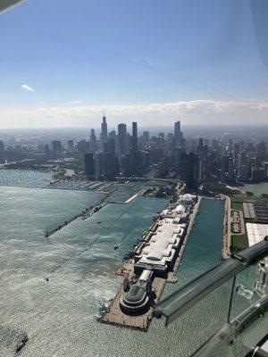 Chicago and Lake Michigan Beach