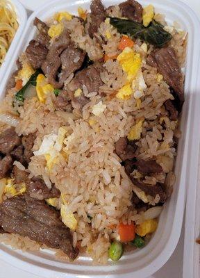 Thai basil beef fried rice