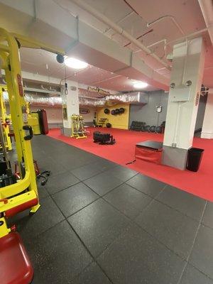 Gym lower level.