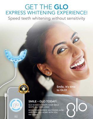 Now offering Glo Whitening! Let's see you GLO!