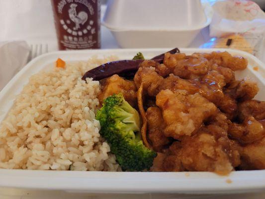 Orange chicken