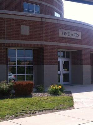 Fine Arts Building- music and arts programs.