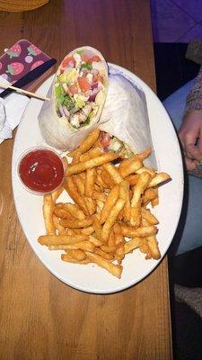 Chicken Caesar wrap