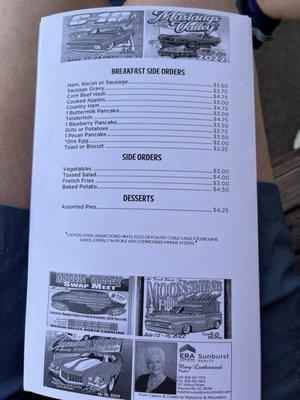 Page 6 menu