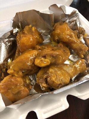 Half dozen Dijon Honey Mustard wings