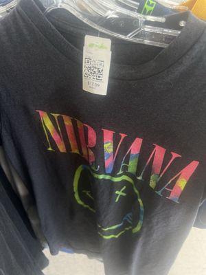 Their nirvana shirt for $17.99