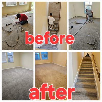 Carpet and pad installation ph 832 435 0305