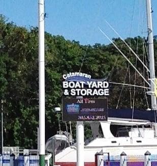 Post Renovation boatyard entrance way