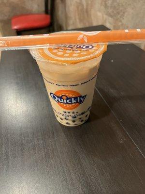 $5.33 (with boba) Regular Classic Green Milk Tea