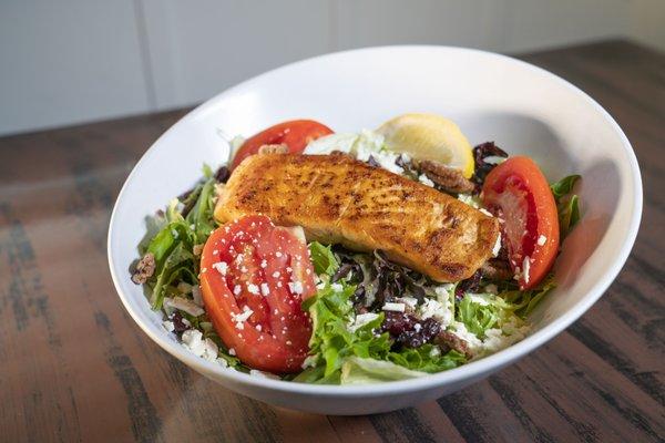 Look at that giant salmon salad!