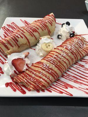 Fruit Filled Crepes!