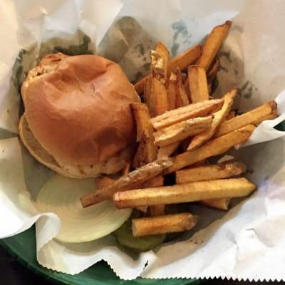 Chicken Sandwich with Fries