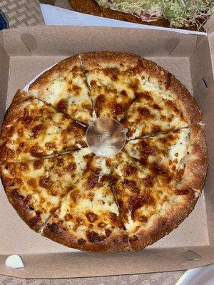 Small white pizza