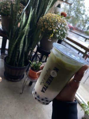 Matcha Milk Tea boba