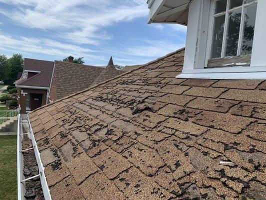 If your roof is in this condition. Contact us we can help .