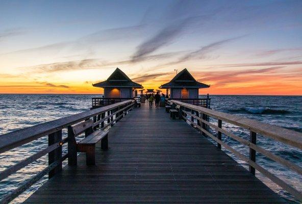 If you've been there once, you will never forget it. Naples Pier :-)