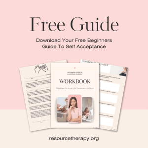 Free Beginners Guide To Self Acceptance. Sign up for our newsletter to access for amazing resources.