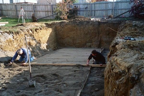 inground pool installation