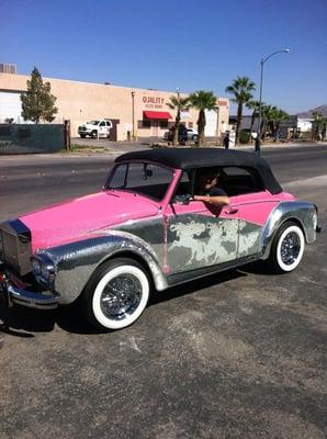 Liberace Beetle ready to return to the museum.