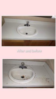 Sink cleaning