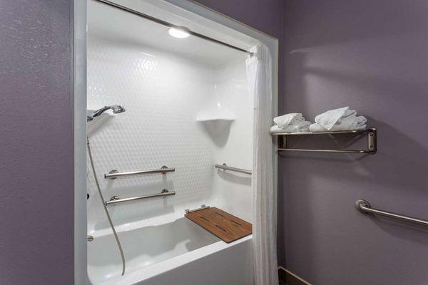 Guest room bath (accessible)