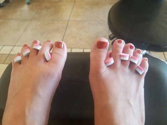 Friend's pedi with Did Someone Say Party??