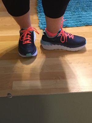 My game changing-career saving-new shoes. Highly recommended for those who suffer from knee pain or tears in the knee.