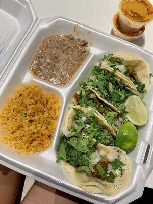 Taco plate (8 tacos!!) for under $9