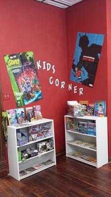 Kids Corner with Little Golden Books and Chapter Readers