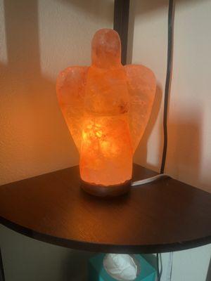 Angel salt lamp