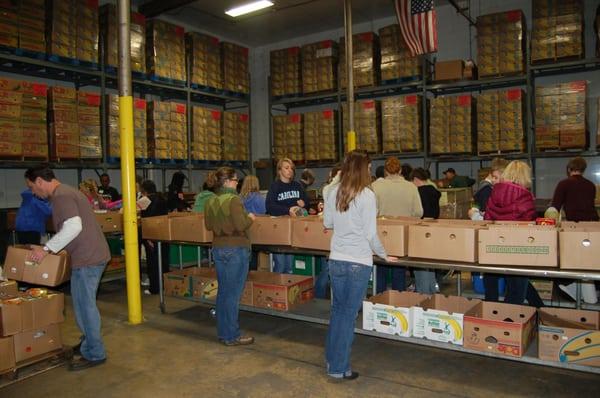 Volunteering at the Food Bank of Central and Eastern North Carolina