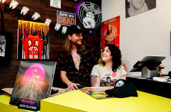 Owner and manager of Dead End Records, Summer & Jake!