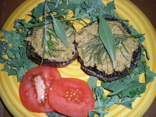 Mushroom steak