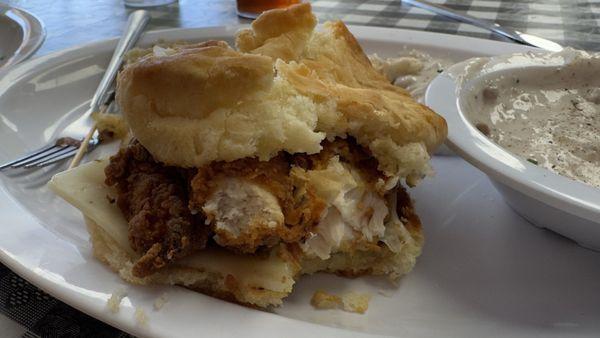 Fried Chicken Biscuit