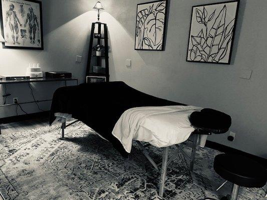 One of two treatment rooms.