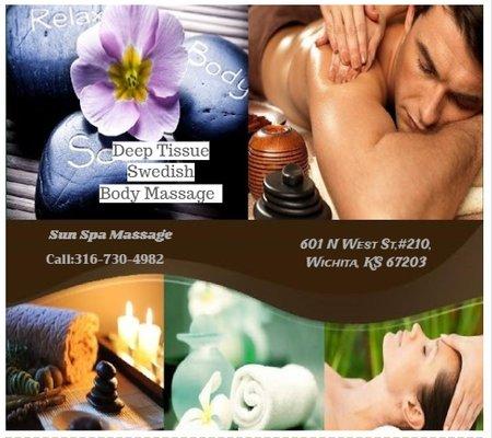 The full body massage targets all the major areas of the body that are most subject to strain and discomfort including the ne...