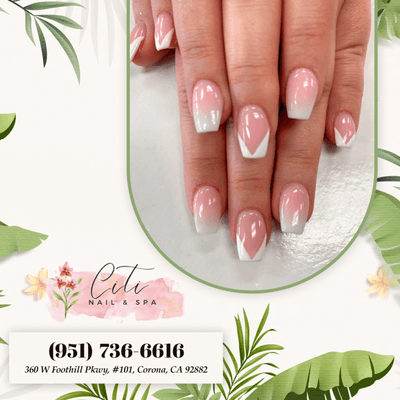 French manicure is a classic style that never goes out of fashion. Its clean, timeless look is perfect for any occasion.