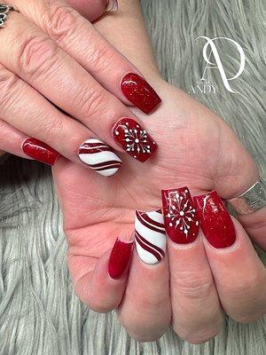 Christmas Fullset Nails