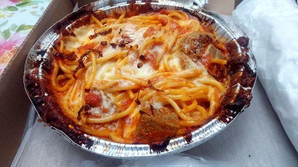 Baked spaghetti