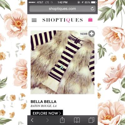 Check out Bella Bella on Shoptiques! Bella-Bella.Shoptiques.com