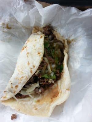 "steak" taco