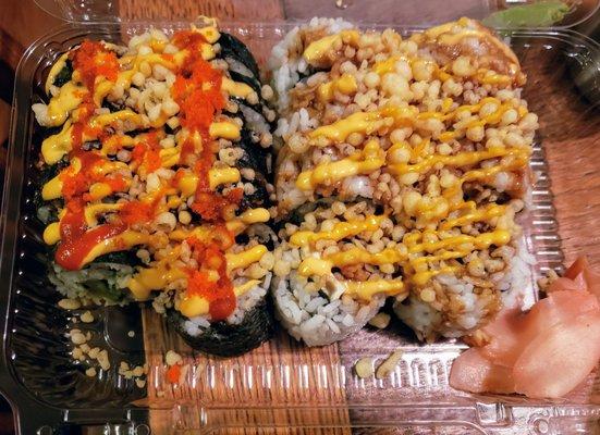 Osaka Crunch and Veggie XL Rolls from Sushi Time