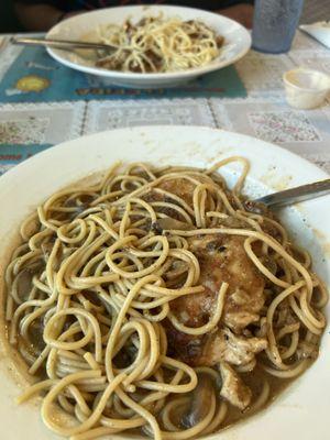 Chicken Marsala, Chicken Alfredo