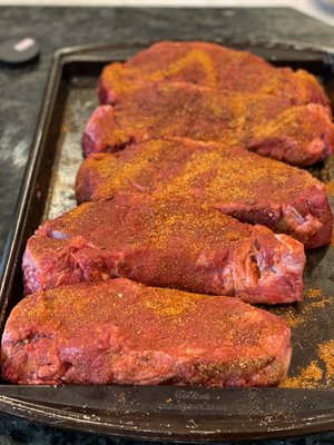 Oscar's NY Strip Steaks!