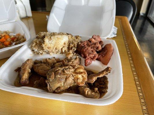 Combo $10.99 (Chicken adobo w adobo fried rice & Tocino)