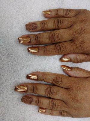 Chrome nails